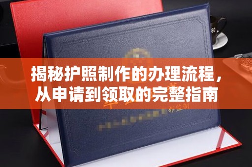 二七揭秘护照制作的办理流程，从申请到领取的完整指南