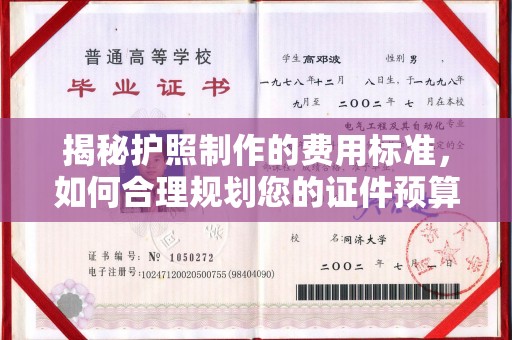 二七揭秘护照制作的费用标准，如何合理规划您的证件预算？