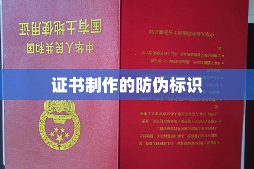 二七证书制作的防伪标识